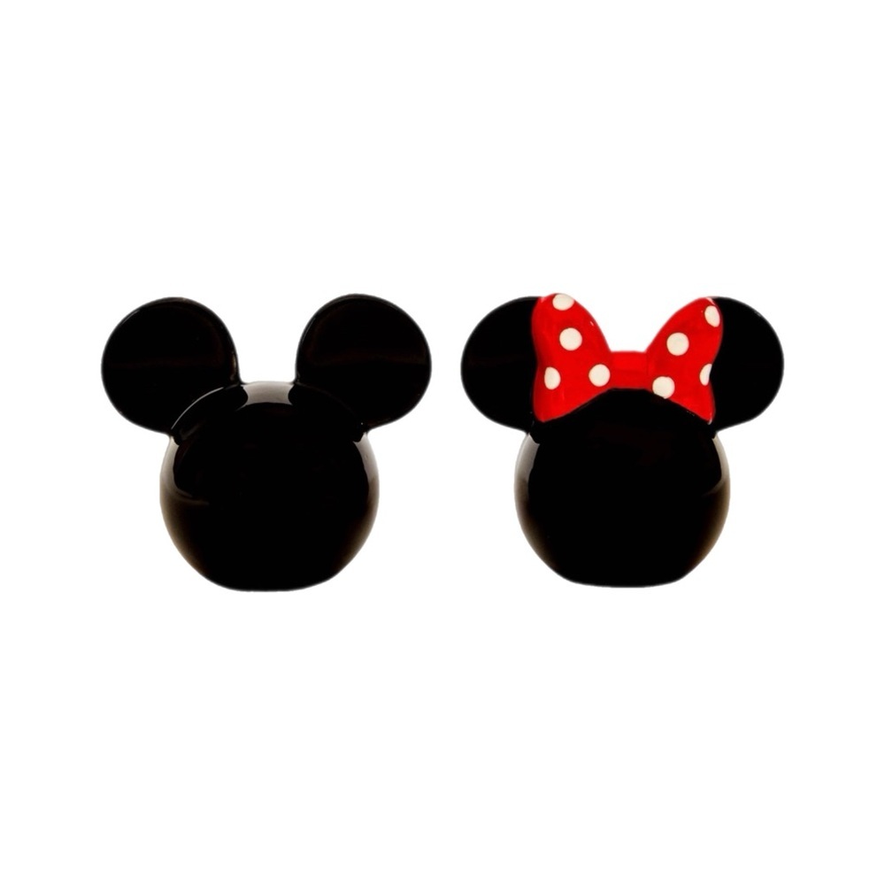 Disney Mickey and Minnie Mouse Ceramic Salt and Pepper Shakers | Set of 2 - Picture 4 of 6
